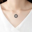 Black Cubic Zirconia & 18K Rose Gold-Plated Sun Pendant Necklace Sale