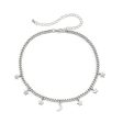 Silver-Plated Celestial Station Choker Necklace Fashion