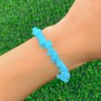 Sky Blue Quartz Stretch Bracelet Hot on Sale