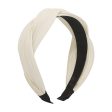 White Crisscross Hard Headband Online Hot Sale