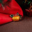 Orange & Green Pumpkin Brooch Cheap