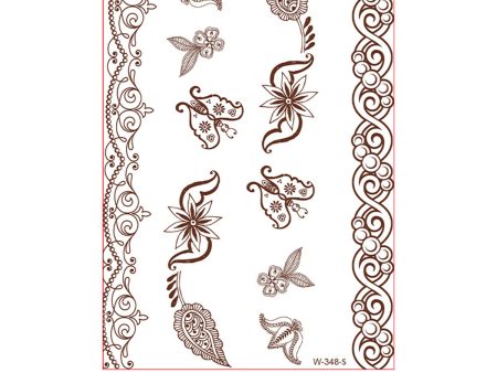 Red Feather Butterfly Temporary Tattoo Set - 5 Pcs Online