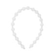 White Beaded Hard Headband For Cheap