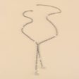 Crystal & Cubic Zirconia Silver-Plated Arrow Lariat Necklace Discount