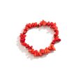 Red Quartz Beaded Stretch Bracelet Discount