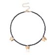 Black Howlite & 18K Gold-Plated Butterfly Station Choker Necklace Sale