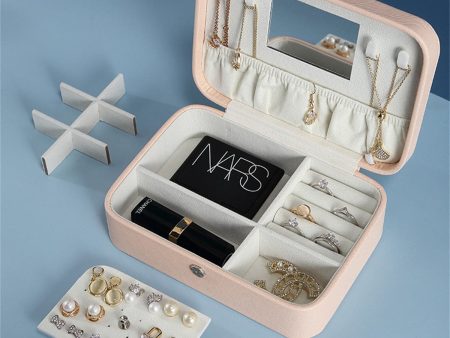 Pink Stacked Jewelry Case Sale