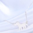 Silver-Plated Horse Pendant Necklace Online now