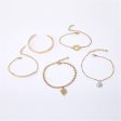 Crystal & 18K Gold-Plated Station Bracelet & Cuff Set Cheap