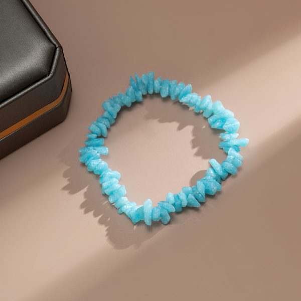 Sky Blue Quartz Stretch Bracelet Hot on Sale