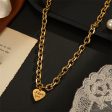 18K Gold-Plated  I Love You  Heart Pendant Necklace Discount