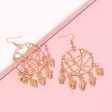 18K Gold-Plated Conch Web Drop Earrings Online Hot Sale