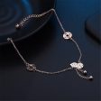 18K Rose Gold-Plated Calabash & Coin Charm Anklet Online Hot Sale