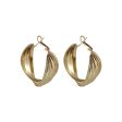 18K Gold-Plated Layered Hoop Earrings For Sale