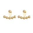 18K Gold-Plated Beaded Ear Jackets Online Sale