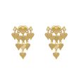 18K Gold-Plated Heart Tassel Ear Jackets Online Hot Sale