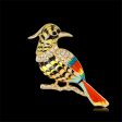 18K Gold-Plated & Cubic Zirconia Bird Brooch Online now