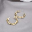 18K Gold-Plated Figaro Chain Hoop Earrings Online now