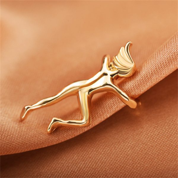 18K Gold-Plated Figure Ear Cuff Discount