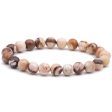 Zebra Jasper Beaded Stretch Bracelet Sale