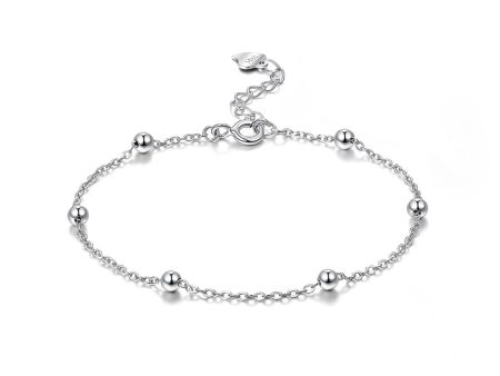 Sterling Silver Bead Station Bracelet Supply