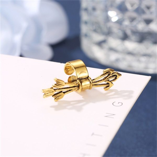 18K Gold-Plated Arrow Quiver Ear Cuff Sale