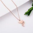 18K Rose Gold-Plated Frosted Fox Pendant Necklace Discount