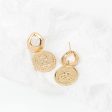 18K Gold-Plated Coin Repoussé Drop Earrings Online Hot Sale