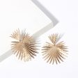 18K Gold-Plated Heart Burst Drop Earrings Hot on Sale