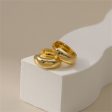 18K Gold-Plated Huggie Earrings Fashion