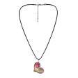 Silver-Plated Mechanical Heart Pendant Necklace For Sale