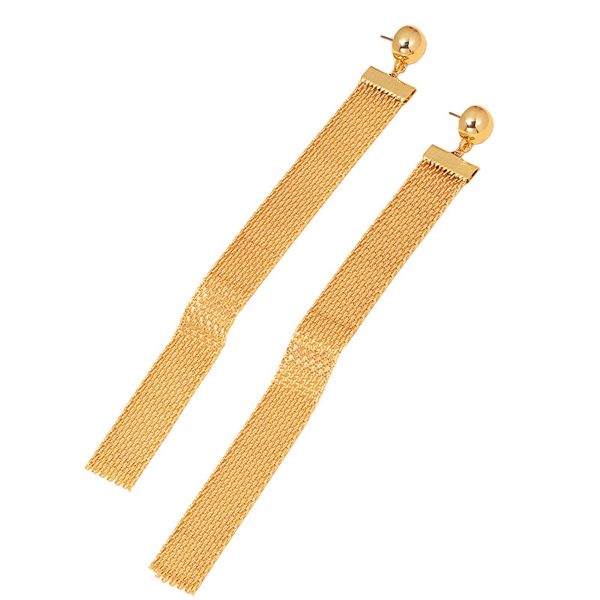 18K Gold-Plated Strand Drop Earrings Online Hot Sale