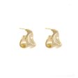 18K Gold-Plated Irregular Huggie Earrings Online Hot Sale