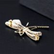 18K Gold-Plated & Blue Cubic Zirconia Dragonfly Brooch Discount