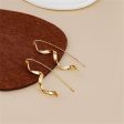 18K Gold-Plated Twisted Threader Earrings Online Hot Sale