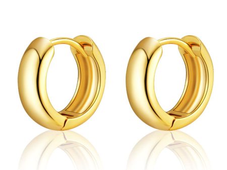 18K Gold-Plated Huggie Earrings Fashion