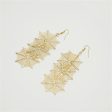 18K Gold-Plated Linked Spider Web Drop Earrings Hot on Sale