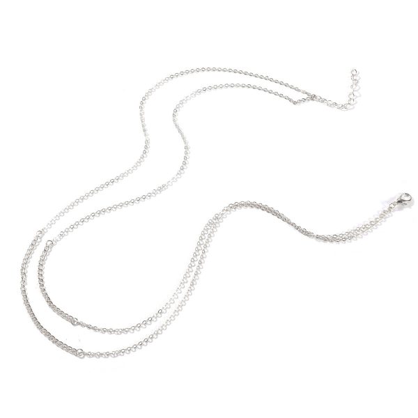 Silver-Plated Layered Necklace Sale