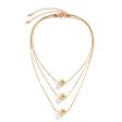 18K Gold-Plated Ball Necklace Set Supply