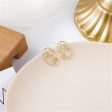 18K Gold-Plated Abstract Face Stud Earrings Online