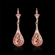 18K Rose Gold-Plated Long Drop Earrings Online Hot Sale