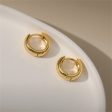 18K Gold-Plated Huggie Earrings Fashion