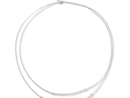 Silver-Plated Layered Necklace Sale