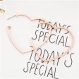 18K Rose Gold-Plated Heart Hoop Earrings Online Sale