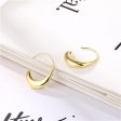 18K Gold-Plated Thin-Thick Hoop Earrings Fashion