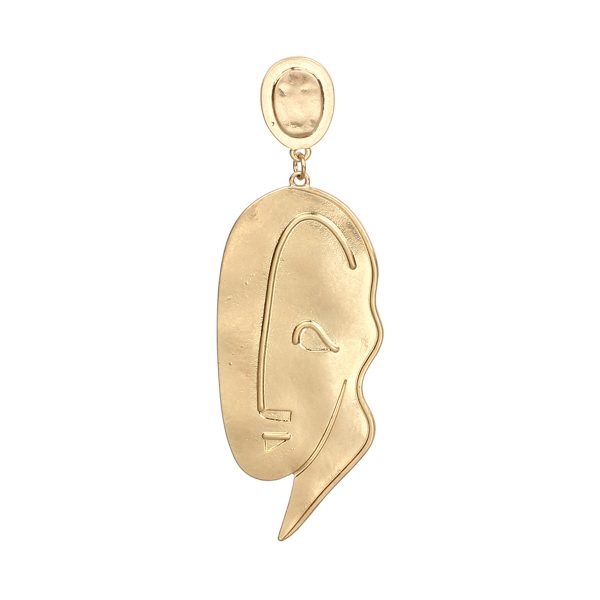 18K Gold-Plated Figural Drop Earring For Discount