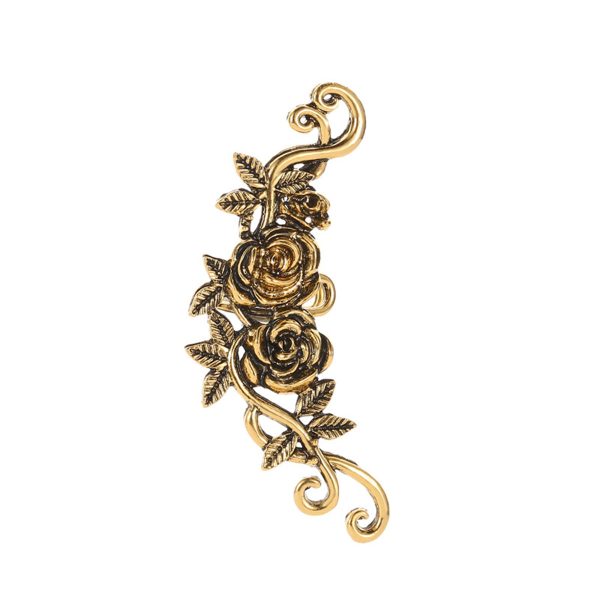 18K Gold-Plated Rose Ear Cuff Online Hot Sale