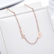 18K Rose Gold-Plated Heart  Love  Anklet For Sale