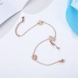 18K Rose Gold-Plated Calabash & Coin Charm Anklet Online Hot Sale