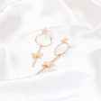 18K Rose Gold-Plated Star Magic Wand Drop Earrings Fashion